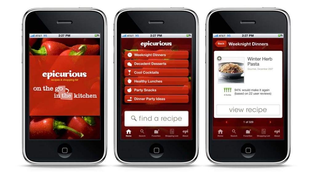 epicurious app for iphone